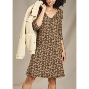 NWT Toad&Co Rosalind Dress In Buffalo Floral Size Large